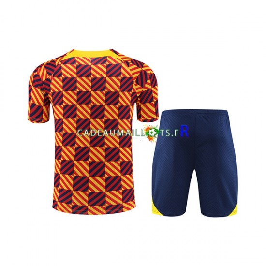 FC Barcelone Jaune Kit Maillot d'entraînement + Shorts 2023-2024