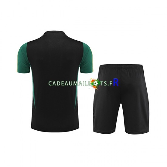 Allemagne Noir Kit Maillot d'entraînement + Shorts 2023-2024