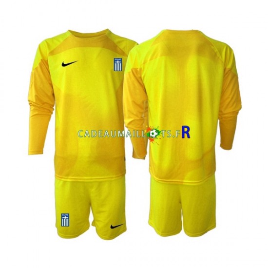 Grèce Maillot avec flocage Gardien Domicile 2023 ,Tenue Enfant ML