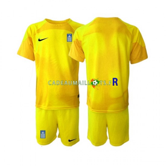 Grèce Maillot avec flocage Gardien Domicile 2023 ,Tenue Enfant MC