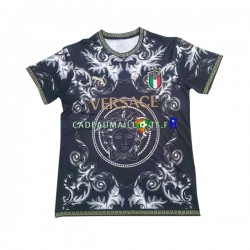 Italie Maillot avec flocage Noir Versace 2023-2024 ,Homme MC
