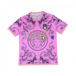 Italie Maillot avec flocage Rose Versace 2023-2024 ,Homme MC