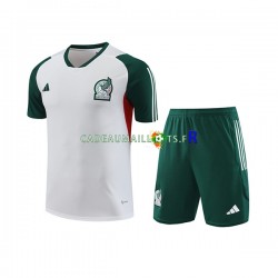 Mexique Blanc Kit Maillot d'entraînement + Shorts 2023-2024