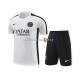 Paris Saint-Germain Blanc Kit Maillot d'entraînement + Shorts 2023-2024