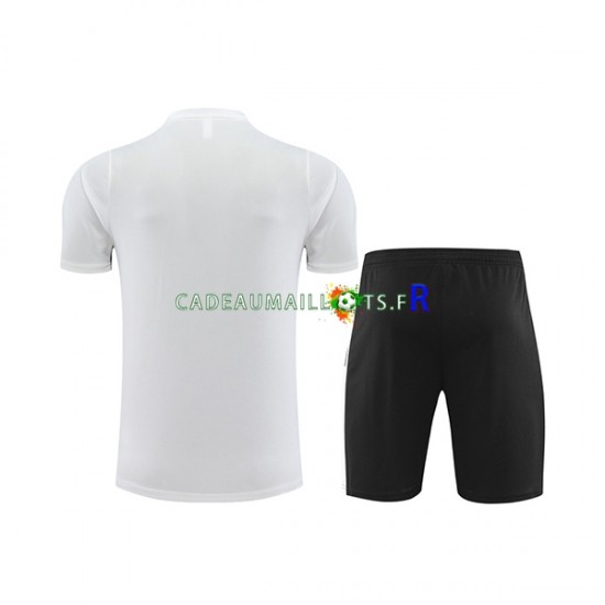 Paris Saint-Germain Blanc Kit Maillot d'entraînement + Shorts 2023-2024