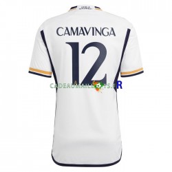Real Madrid Maillot avec flocage Camavinga 12 Domicile 2023-2024 ,Homme MC