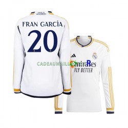 Real Madrid Maillot avec flocage Fran Garcia 20 Domicile 2023-2024 ,Homme ML