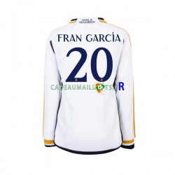 Real Madrid Maillot avec flocage Fran Garcia 20 Domicile 2023-2024 ,Homme ML
