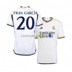Real Madrid Maillot avec flocage Fran Garcia 20 Domicile 2023-2024 ,Homme MC