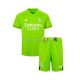 Real Madrid Maillot avec flocage Gardien Domicile 2023-2024 ,Tenue Enfant MC