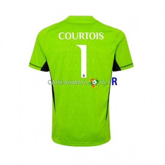 Real Madrid Maillot avec flocage Thibaut Courtois 1 Gardien Domicile 2023-2024 ,Homme MC