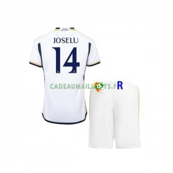 Real Madrid Maillot avec flocage JOSELU 14 Domicile 2023-2024 ,Tenue Enfant MC
