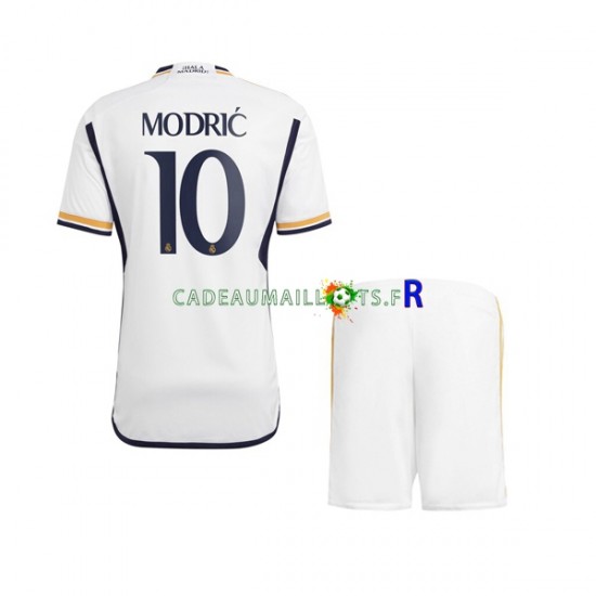 Real Madrid Maillot avec flocage Modrić 10 Domicile 2023-2024 ,Tenue Enfant MC