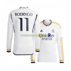 Real Madrid Maillot avec flocage Rodrygo Goes 11 Domicile 2023-2024 ,Homme ML
