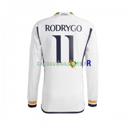 Real Madrid Maillot avec flocage Rodrygo Goes 11 Domicile 2023-2024 ,Homme ML