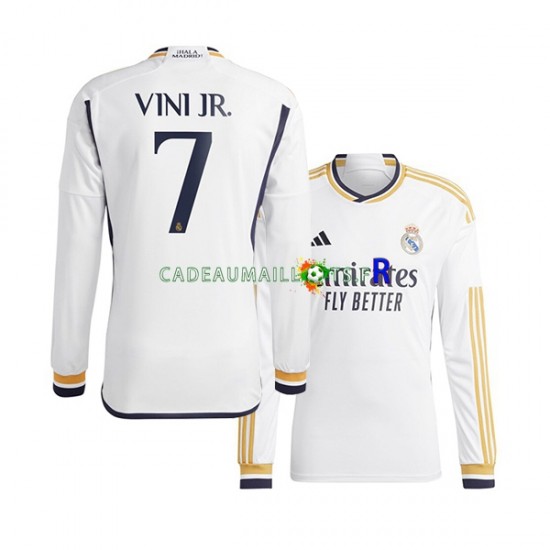 Real Madrid Maillot avec flocage Vinicius Junior 7 Domicile 2023-2024 ,Homme ML