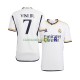 Real Madrid Maillot avec flocage Vinicius Junior 7 Domicile 2023-2024 ,Homme MC