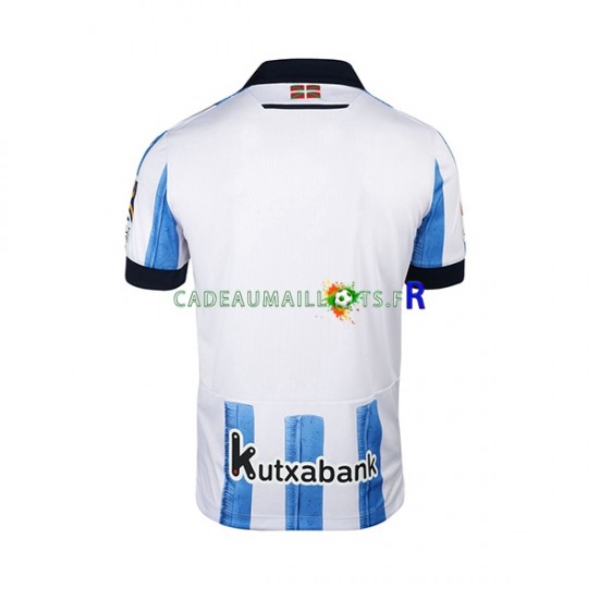 Real Sociedad Maillot avec flocage Domicile 2023-2024 ,Homme MC