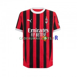 AC Milan Maillot avec flocage Domicile 2024-2025 ,Homme MC