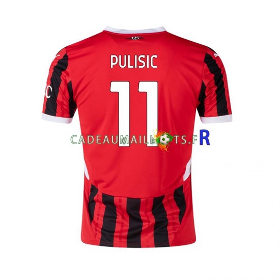 AC Milan Maillot avec flocage Pulisic 11 Domicile 2024-2025 ,Homme MC