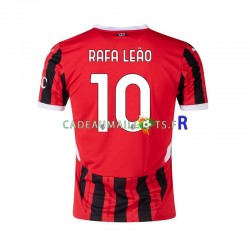 AC Milan Maillot avec flocage RAFA LEAO 10 Domicile 2024-2025 ,Homme MC AC Milan Maillot avec flocage RAFA LEAO 10 Domicile 2024-2025 ,Homme MC