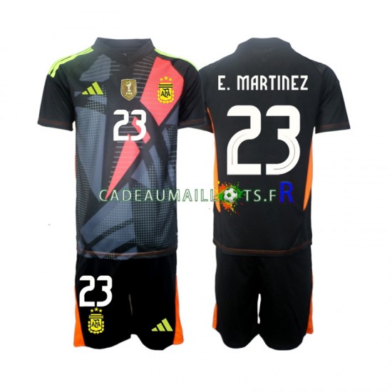 Argentine Maillot avec flocage Emiliano Martinez 23 Gardien Domicile 2024 ,Tenue Enfant MC