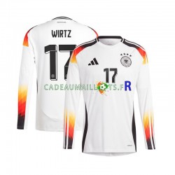 Allemagne Maillot avec flocage Florian Wirtz 17 Domicile Euro 2024 ,Homme ML Allemagne Maillot avec flocage Florian Wirtz 17 Domicile Euro 2024 ,Homme ML