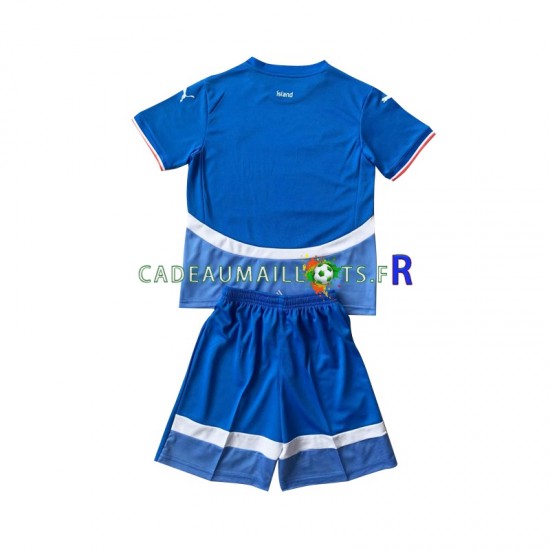 Islande Maillot avec flocage Domicile 2024 ,Tenue Enfant MC