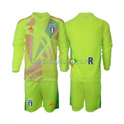 Italie Maillot avec flocage Gardien Domicile Euro 2024 ,Tenue Enfant ML