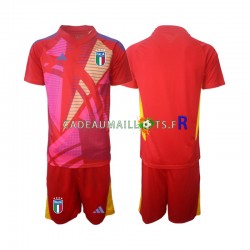 Italie Maillot avec flocage Gardien 3ème Euro 2024 ,Tenue Enfant MC