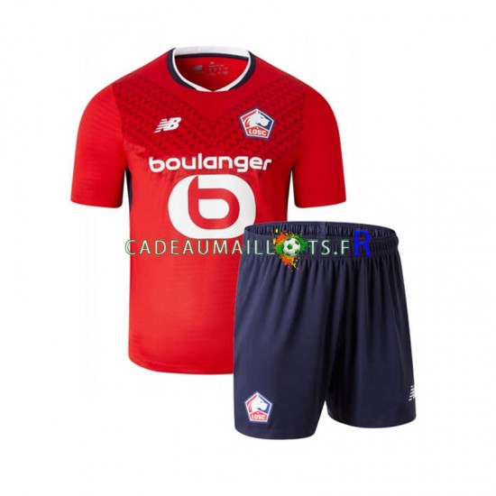 OSC Lille Maillot avec flocage Domicile 2024-2025 ,Tenue Enfant MC