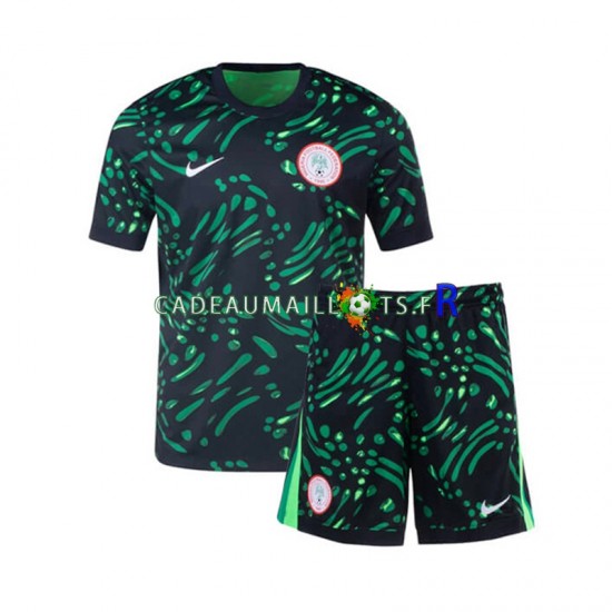 Nigeria Maillot avec flocage Extérieur 2024 ,Tenue Enfant MC