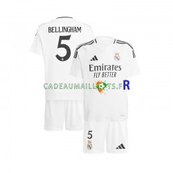 Real Madrid Maillot avec flocage Jude Bellingham 5 Domicile 2024-2025 ,Tenue Enfant MC
