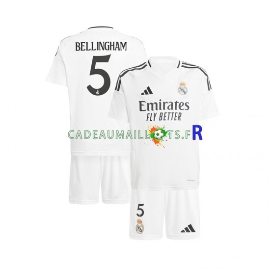 Real Madrid Maillot avec flocage Jude Bellingham 5 Domicile 2024-2025 ,Tenue Enfant MC