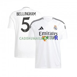 Real Madrid Maillot avec flocage Jude Bellingham 5 Domicile 2024-2025 ,Homme MC