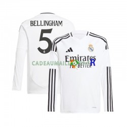 Real Madrid Maillot avec flocage Jude Bellingham 5 Domicile 2024-2025 ,Homme ML