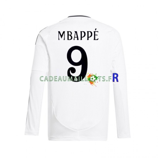 Real Madrid Maillot avec flocage Kylian Mbappé 9 Domicile 2024-2025 ,Homme ML