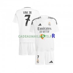 Real Madrid Maillot avec flocage Vinicius Junior 7 Domicile 2024-2025 ,Tenue Enfant MC Real Madrid Maillot avec flocage Vinicius Junior 7 Domicile 2024-2025 ,Tenue Enfant MC
