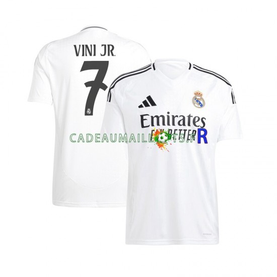 Real Madrid Maillot avec flocage Vinicius Junior 7 Domicile 2024-2025 ,Homme MC