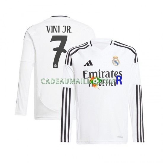 Real Madrid Maillot avec flocage Vinicius Junior 7 Domicile 2024-2025 ,Homme ML