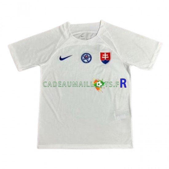 Slovaquie Maillot avec flocage Extérieur Euro 2024 ,Homme MC