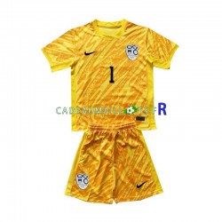 Slovénie Maillot avec flocage Jan Oblak 1 Gardien Domicile Euro 2024 ,Tenue Enfant MC