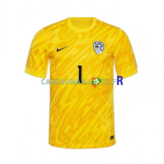 Slovénie Maillot avec flocage Jan Oblak 1 Gardien Domicile Euro 2024 ,Homme MC