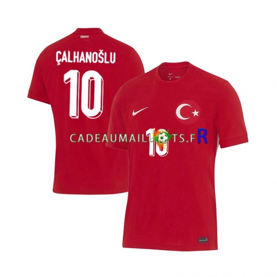 Turquie Maillot avec flocage Hakan Calhanoglu 10 Extérieur Euro 2024 ,Homme MC