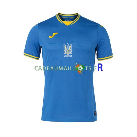 Ukraine Maillot avec flocage Extérieur Euro 2024 ,Homme MC