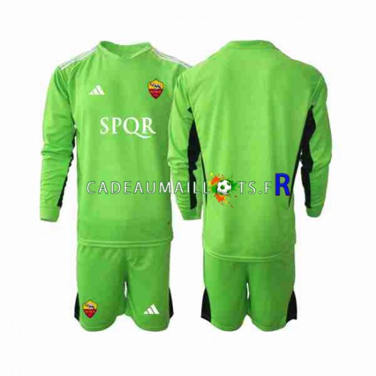 AS Rome Maillot avec flocage Gardien Extérieur 2023-2024 ,Tenue Enfant ML