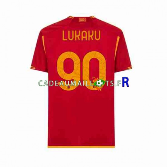 AS Rome Maillot avec flocage Romelu Lukaku 90 Domicile 2023-2024 ,Homme MC