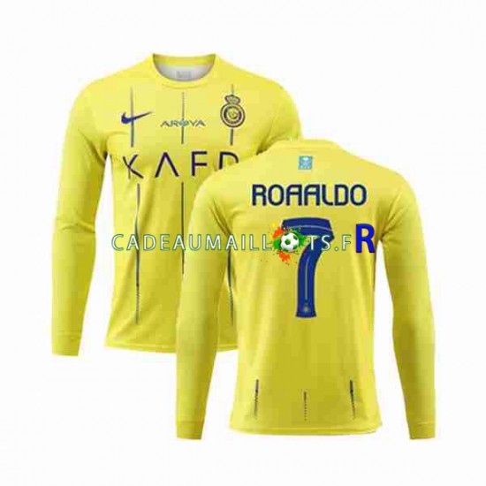 Al-Nassr Maillot avec flocage Ronaldo 7 Domicile 2023-2024 ,Homme ML