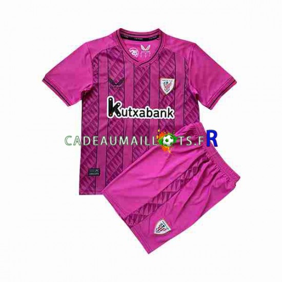 Athletic Bilbao Maillot avec flocage Gardien Extérieur 2023-2024 ,Tenue Enfant MC