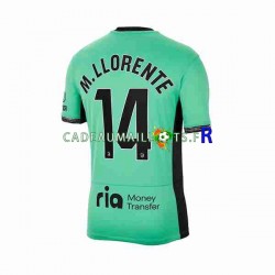 Atlético Madrid Maillot avec flocage 2 Marcos Llorente 14 3ème 2023-2024 ,Homme MC